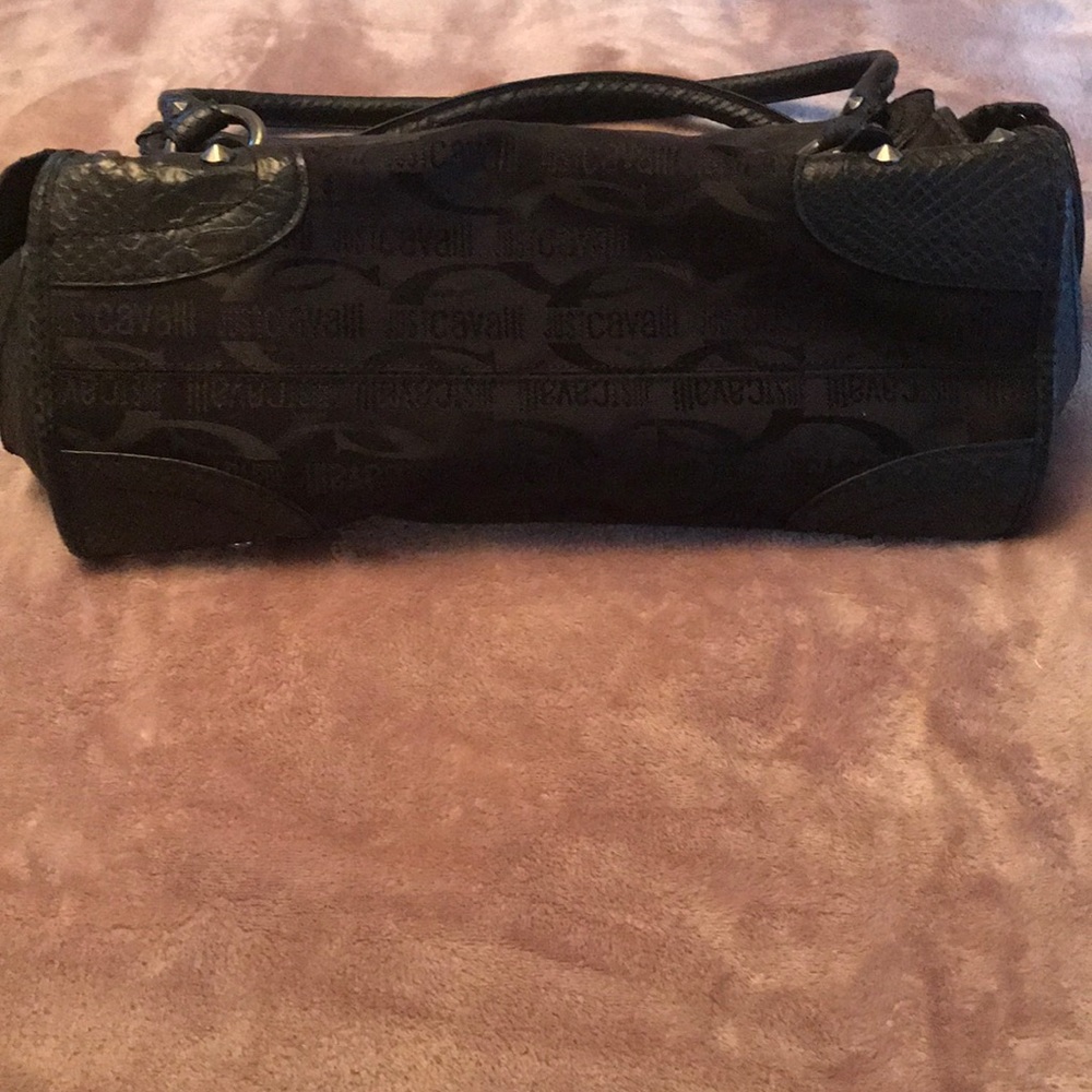 Just Cavalli leather Satchel handbag - Picture 6 of 8